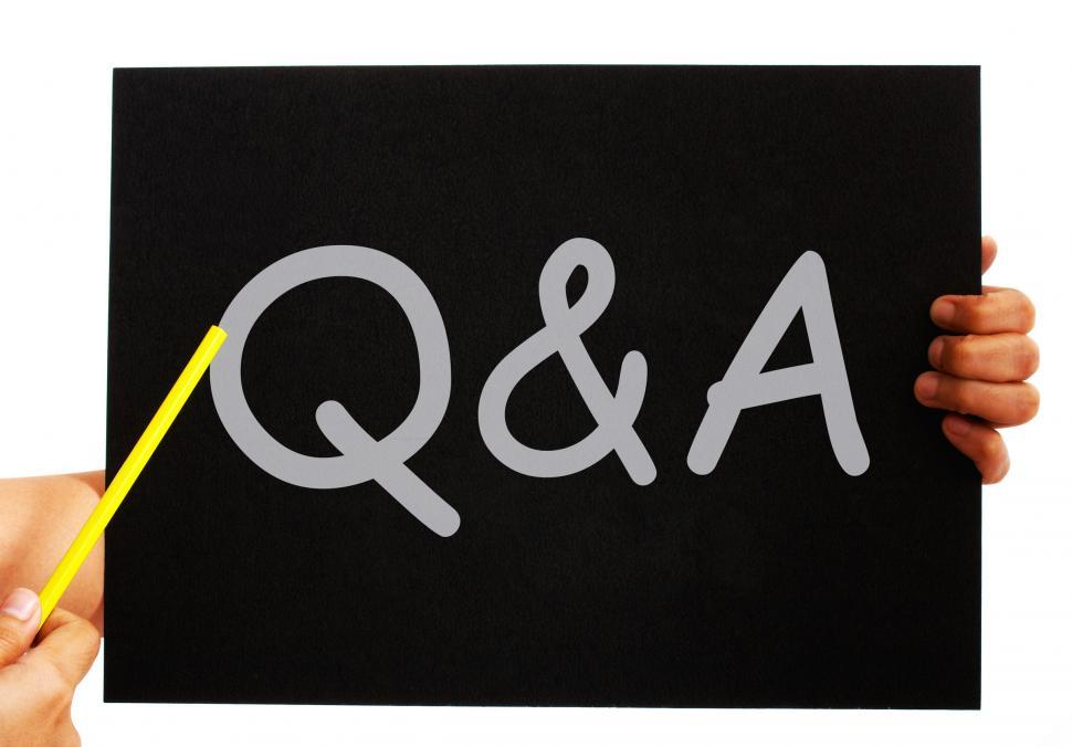 Free Image of Q&A Blackboard Means Questions Answers And Assistance 