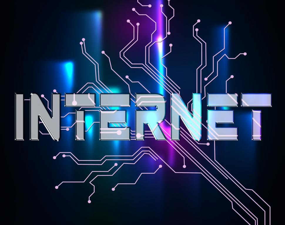 Free Image of Internet Word Means Online Connection And Website 