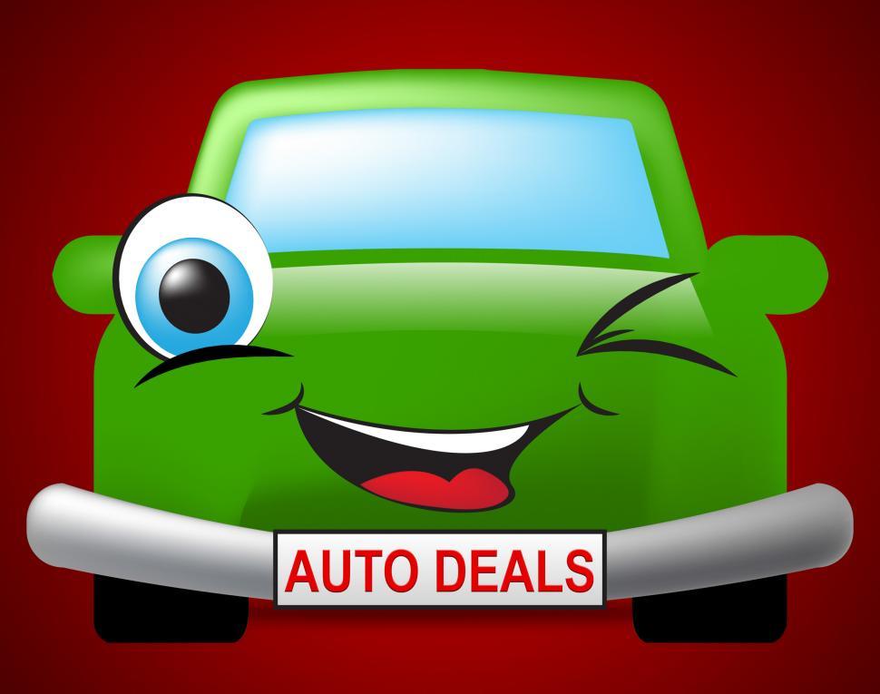 Free Image of Auto Deals Indicates Bargain Car 3d Illustration 
