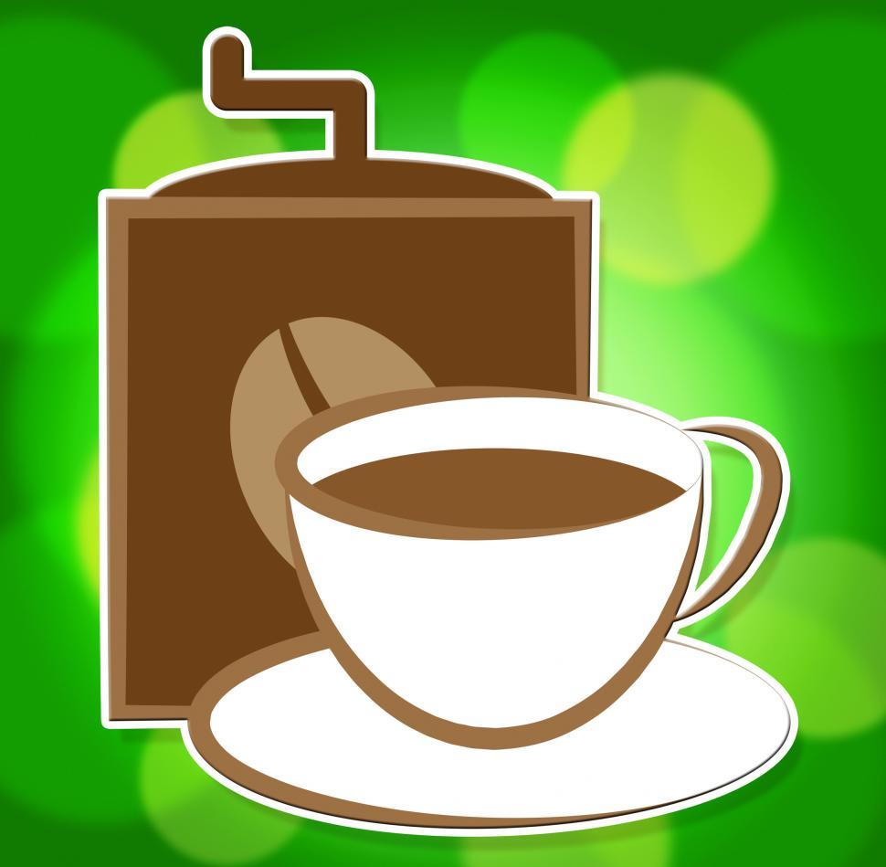 Free Image of Fresh Coffee Shows Restaurant Cafe And Fresher 