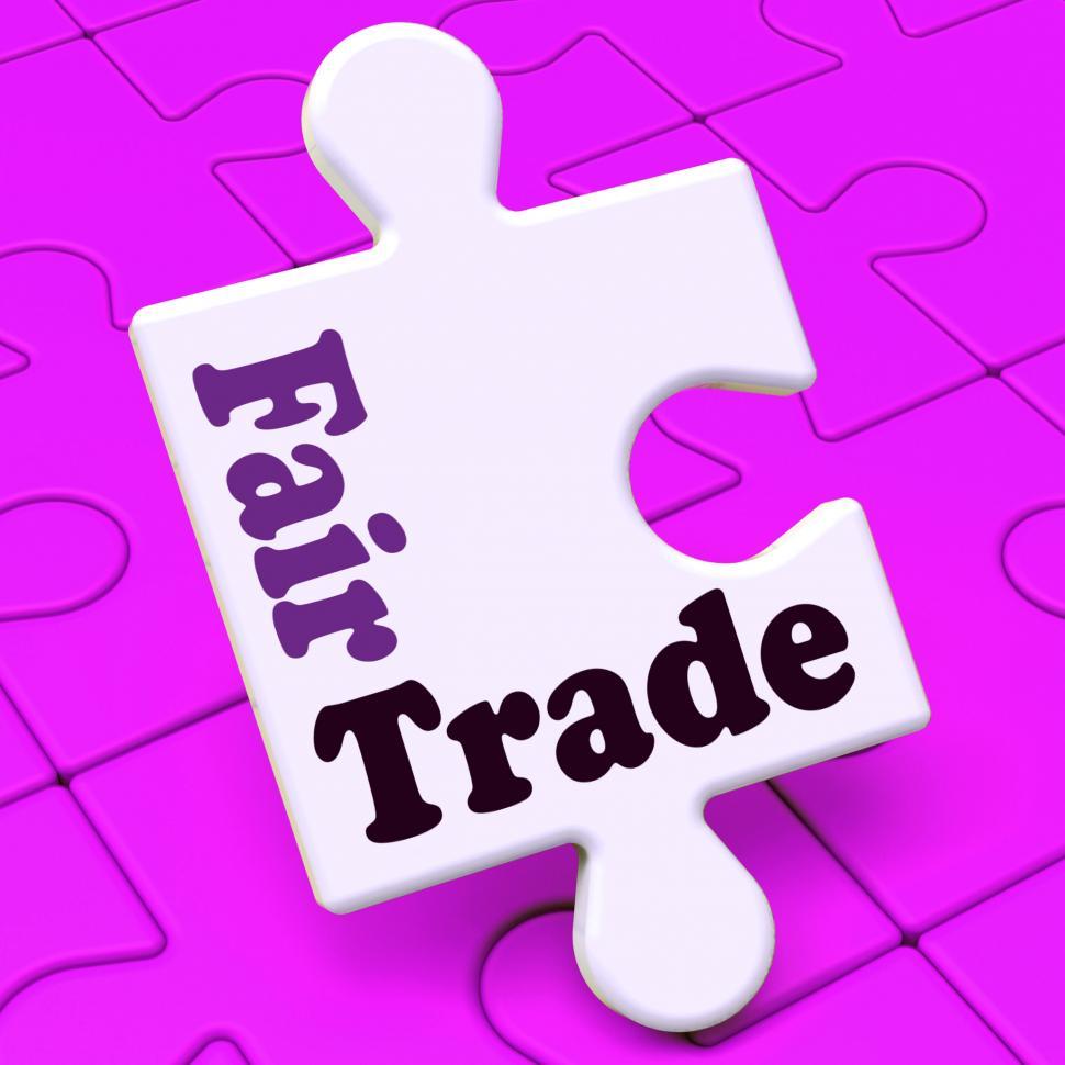Free Image of Fairtrade Puzzle Shows Fair Trade Product Or Products 