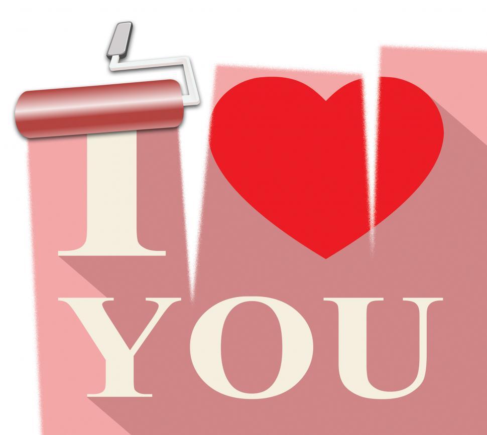 Free Image of Love You Represents Dating Lovers 3d Illustration 
