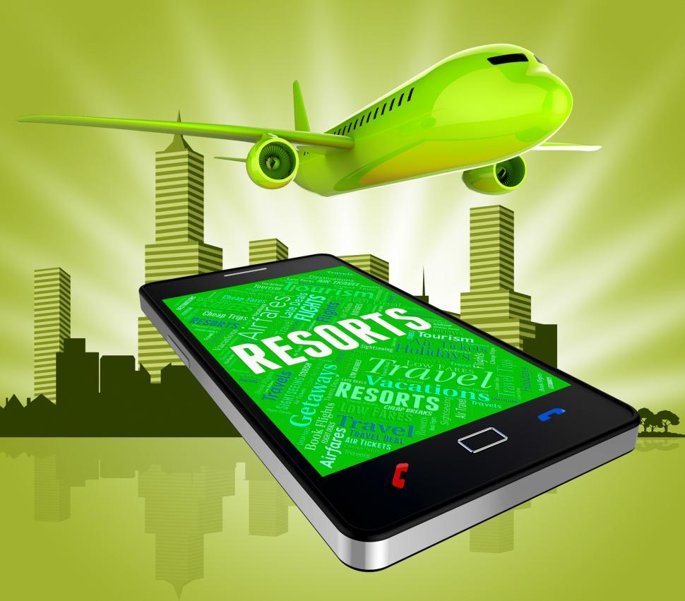 Free Image of Resorts Online Shows Web Site And Aircraft 