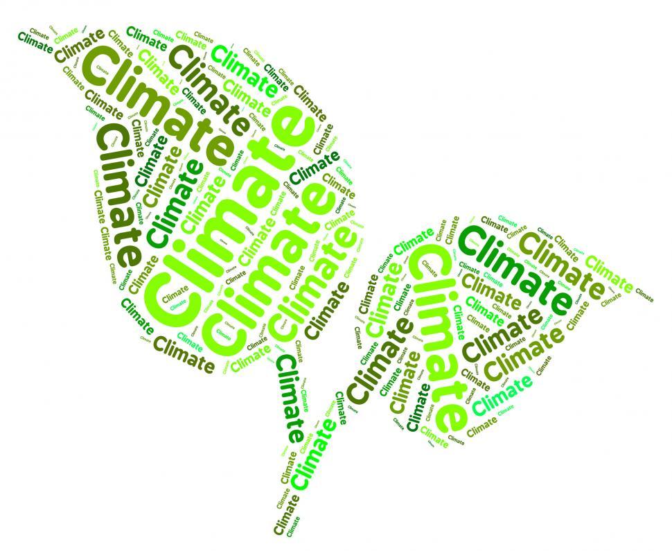 Free Image of Climate Word Means Atmospheric Conditions And Meteorological 