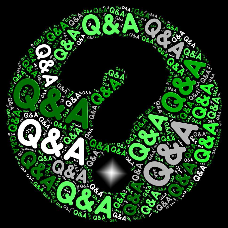 Free Image of Q&A Question Mark Indicates Questions And Answers Responding 