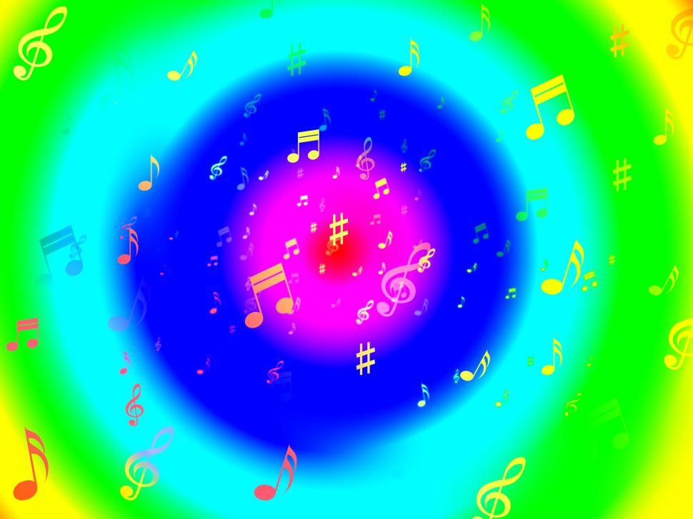 Free Image of Musical Notes Background Means Artistic Composer And Musician 