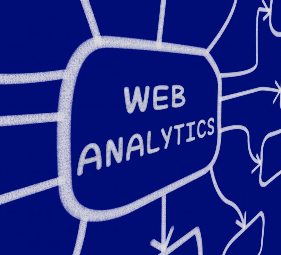 Free Image of Web Analytics Diagram Means Collection And Analysis Of Online Da 