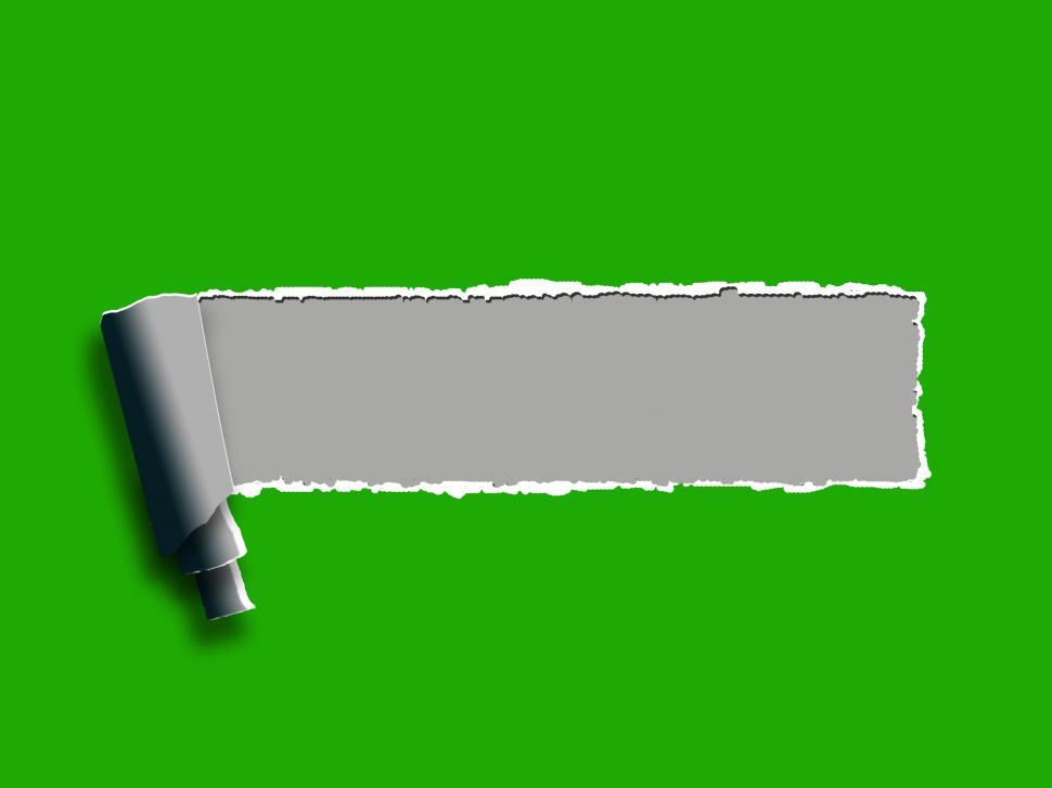 Free Image of Torn Paper Background Shows Blank Copyspace Ripped Note 