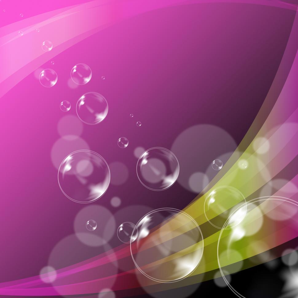 Free Image of Bubbles Background Means Glimmering Joy Or Creative Bubble 