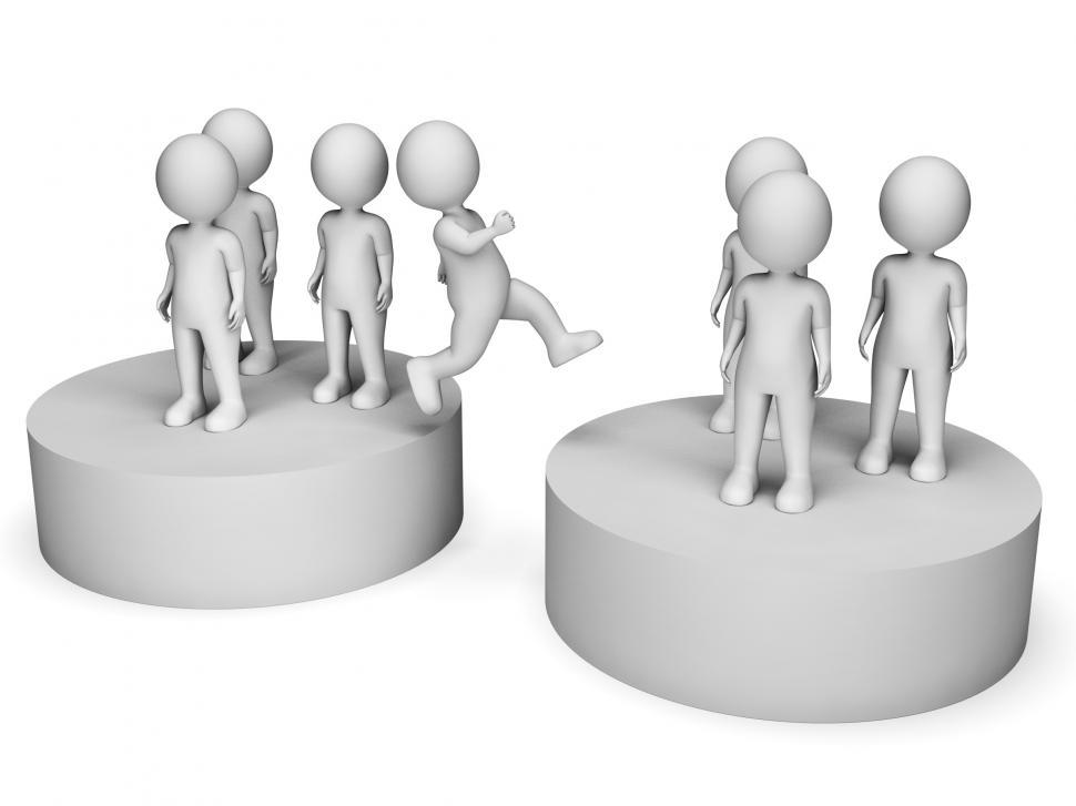 Free Image of Change Teams Represents Different Choosing And Revision 3d Rende 