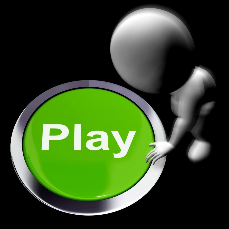 Free Image of Play Pressed Means Games Entertainment And Fun 