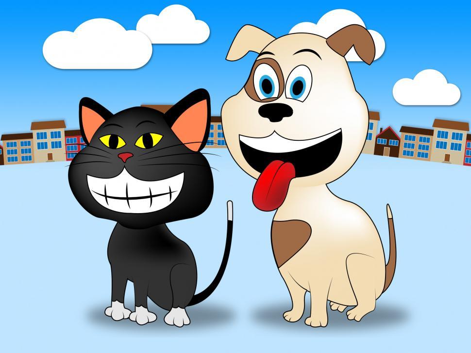 Free Image of Town Pets Indicates Domestic Cat And Buildings 