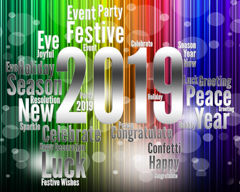 Free Image of Twenty Nineteen Shows 2019 New Year Party 