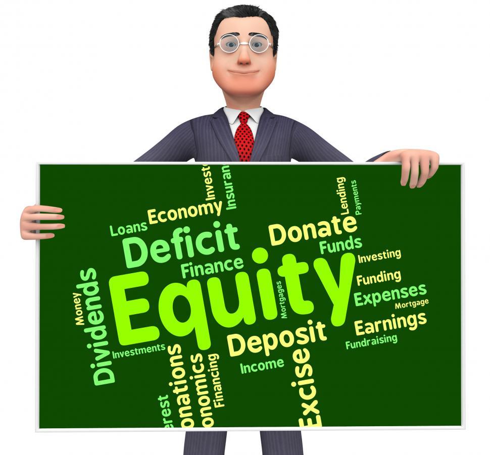 Free Image of Equity Word Shows Fund Capital And Riches 