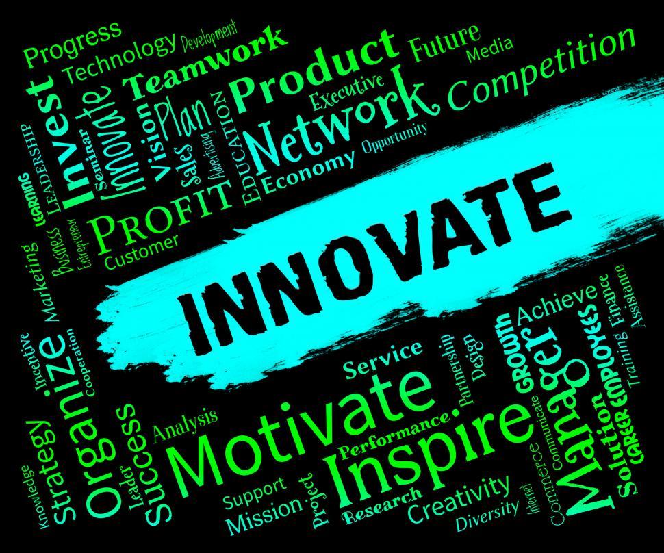 Free Image of Innovative Words Represents Creative Breakthrough And Idea 