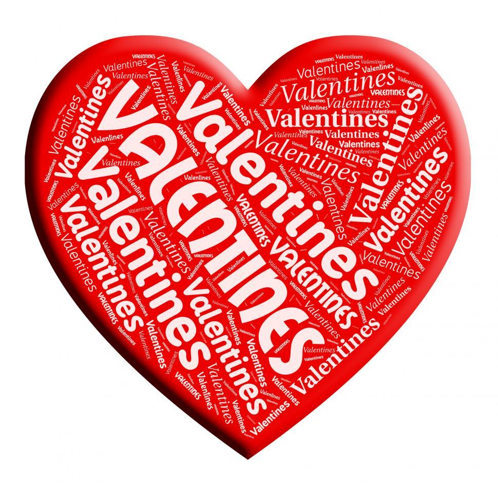 Free Image of Valentines Heart Shows Celebration Loving And Passionate 