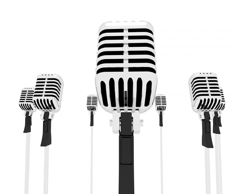 Free Image of Mic Musical Shows Music Microphones Group Songs Or Singing 