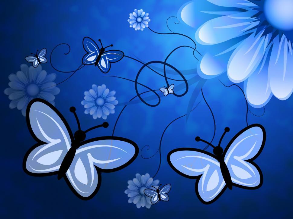 Free Image of Butterflies On Flowers Represents Flora Flying And Florals 