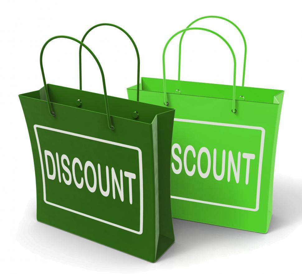 Free Image of Discount Bags Show Bargains and Markdown Products 