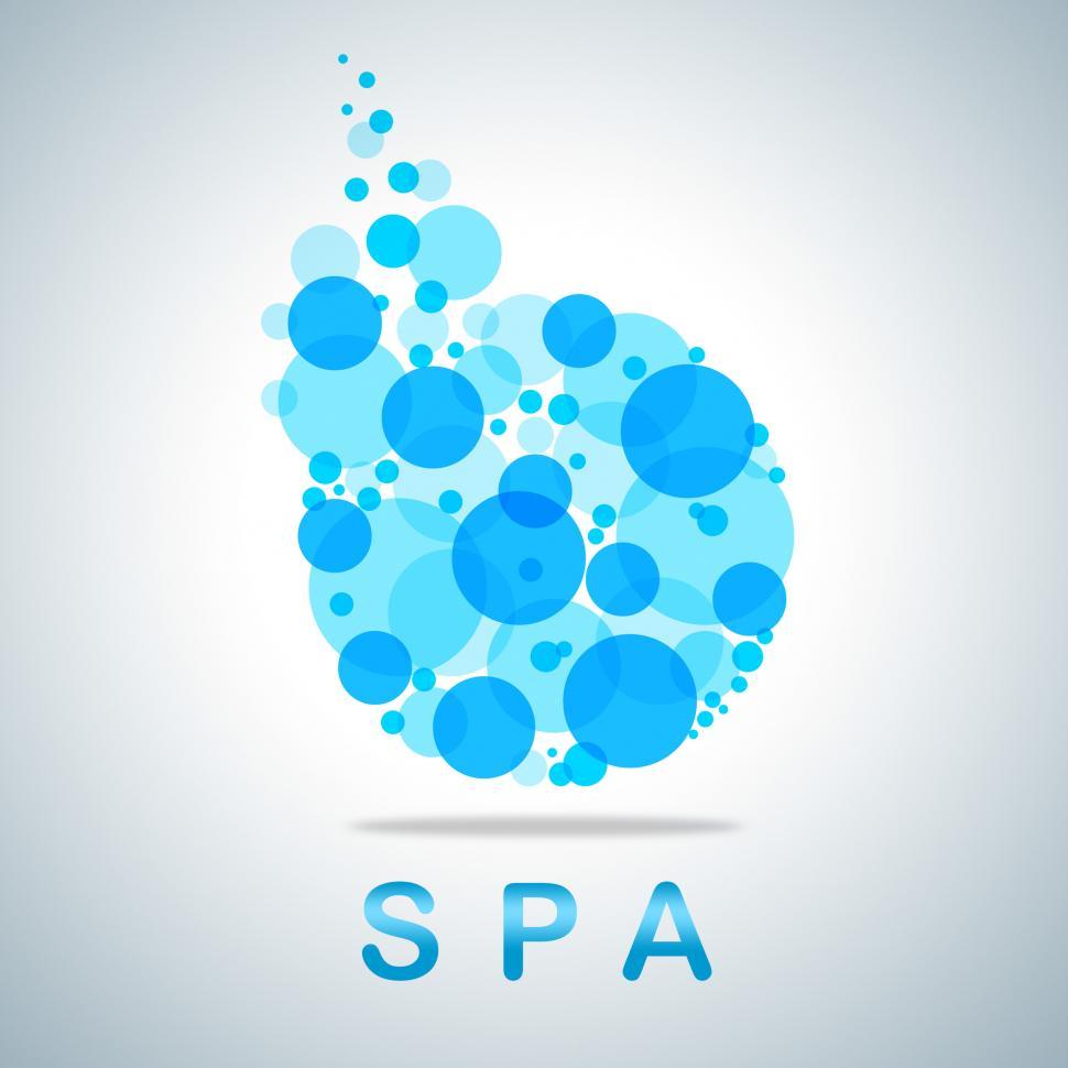 Free Image of Spa Symbol Means Dayspa Icons And Wellness 