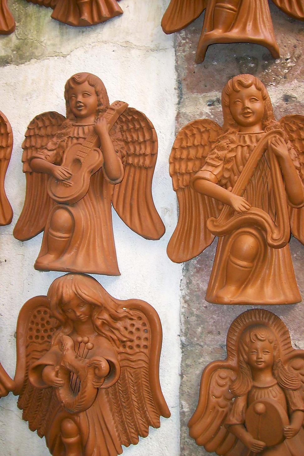 Free Image of Ceramic Angels 