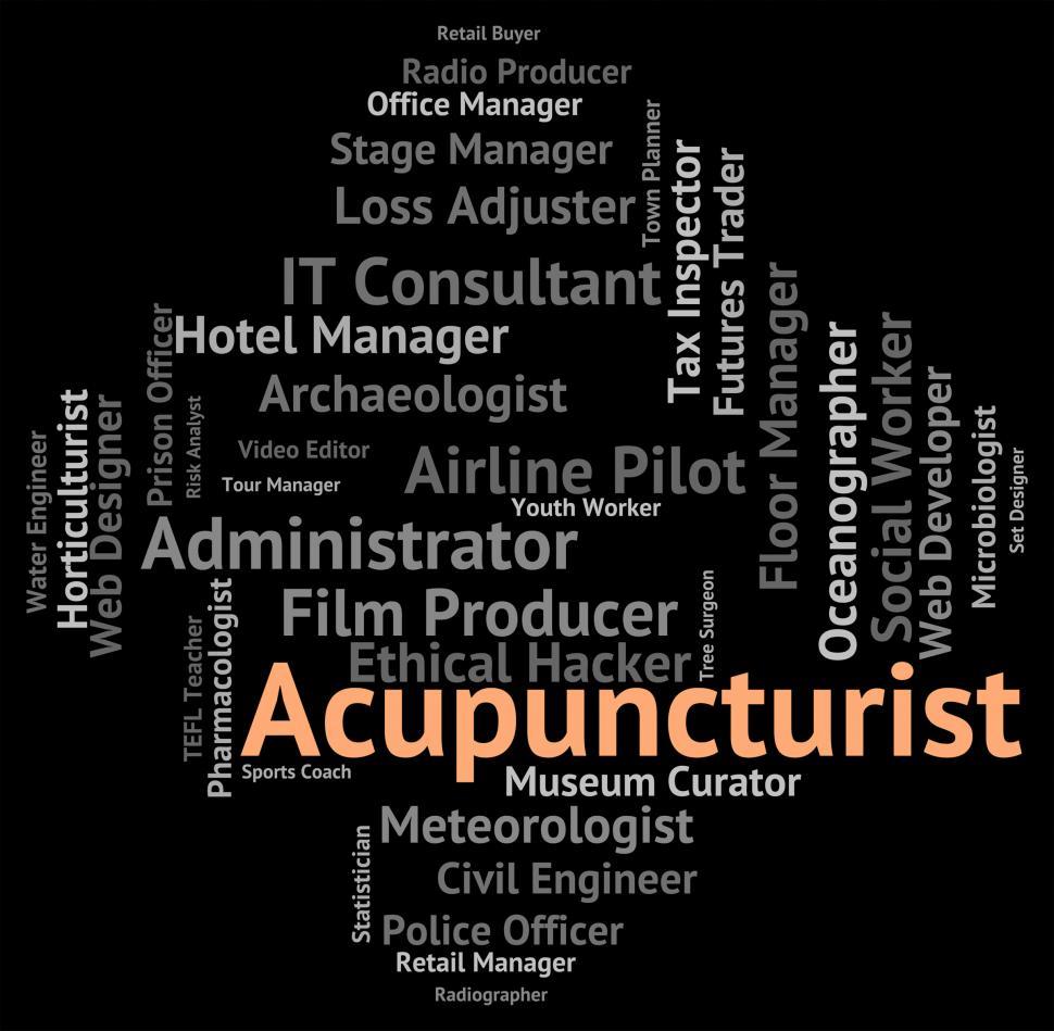 Free Image of Acupuncturist Job Represents Alternative Medicine And Acupressur 