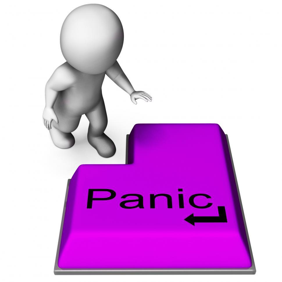 Free Image of Panic Key Means Alarm Distress And Dread 