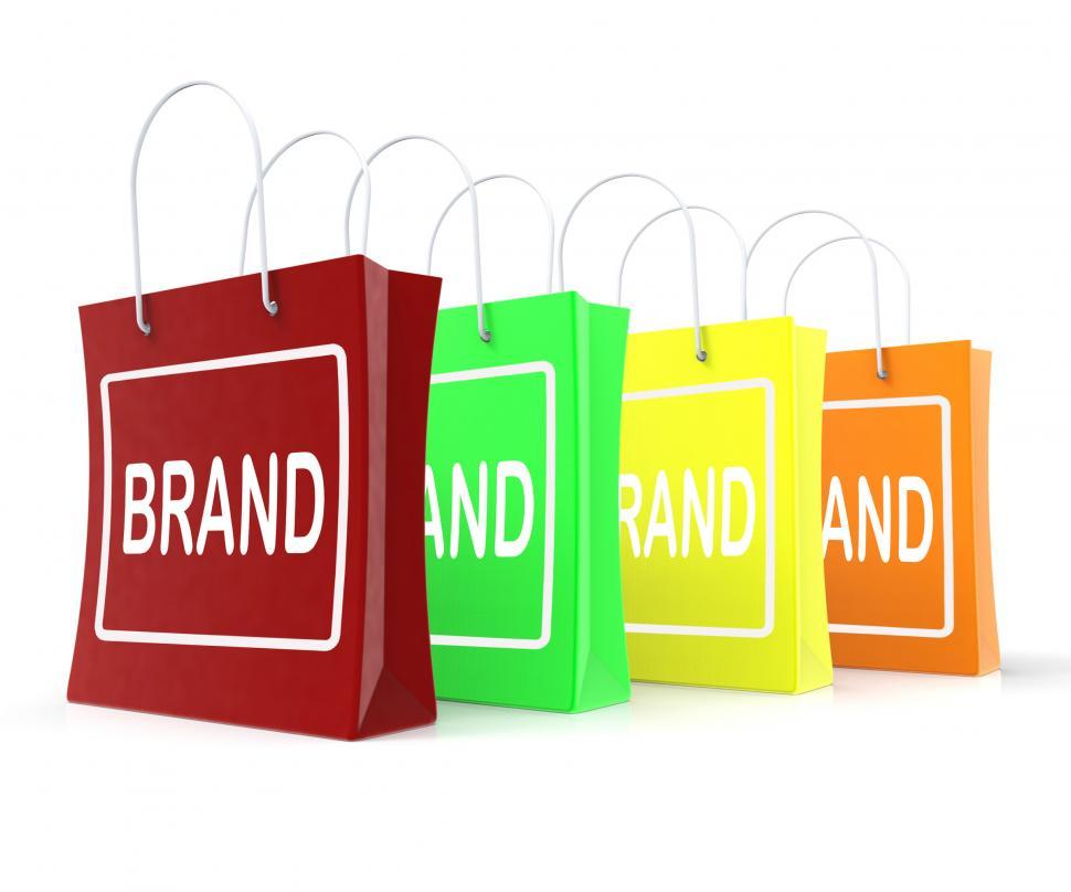 Free Image of Brand Shopping Bags Shows Branding Trademark Or Label 