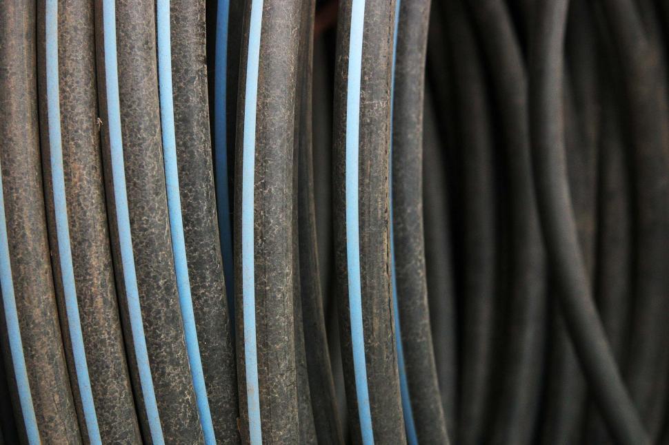 Free Image of Coiled irrigation hose 