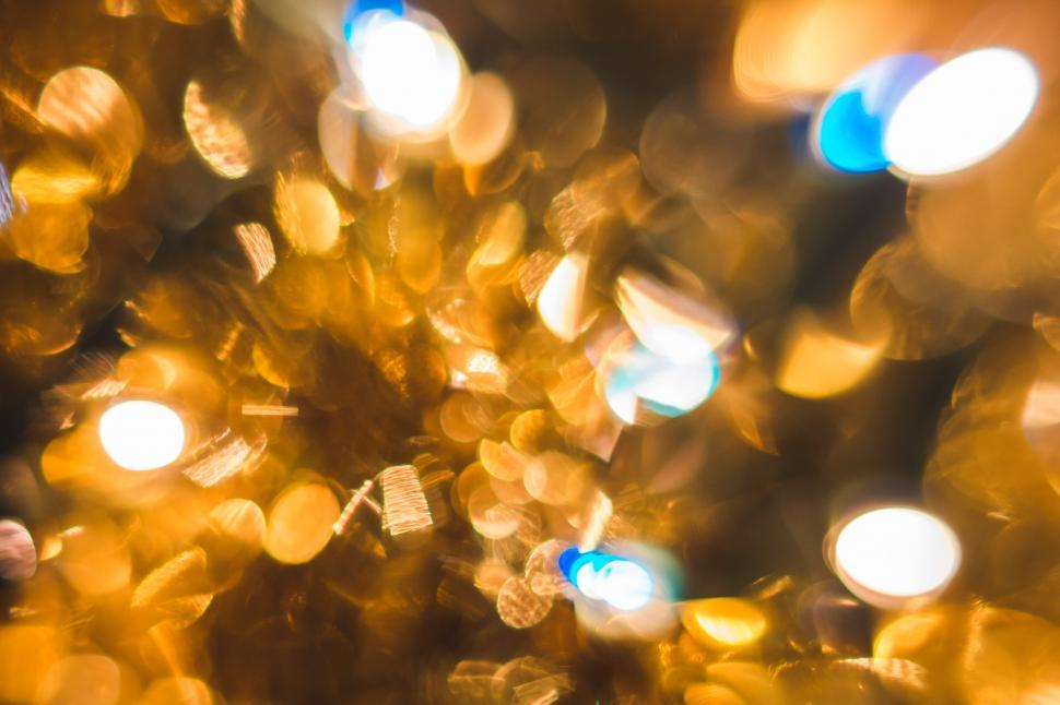 Free Image of Blurry Image of Many Lights 