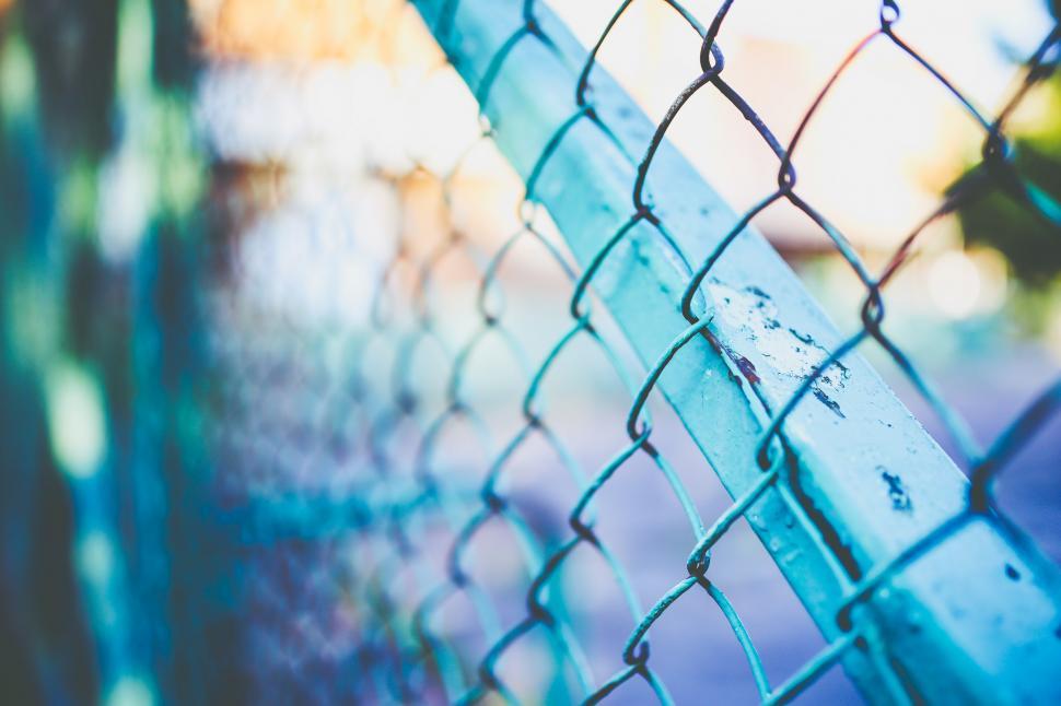 Free Image of Close Up of a Chain Link Fence 
