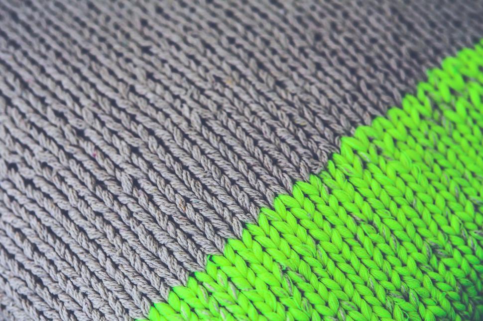 Free Image of Close Up View of a Knitted Blanket 