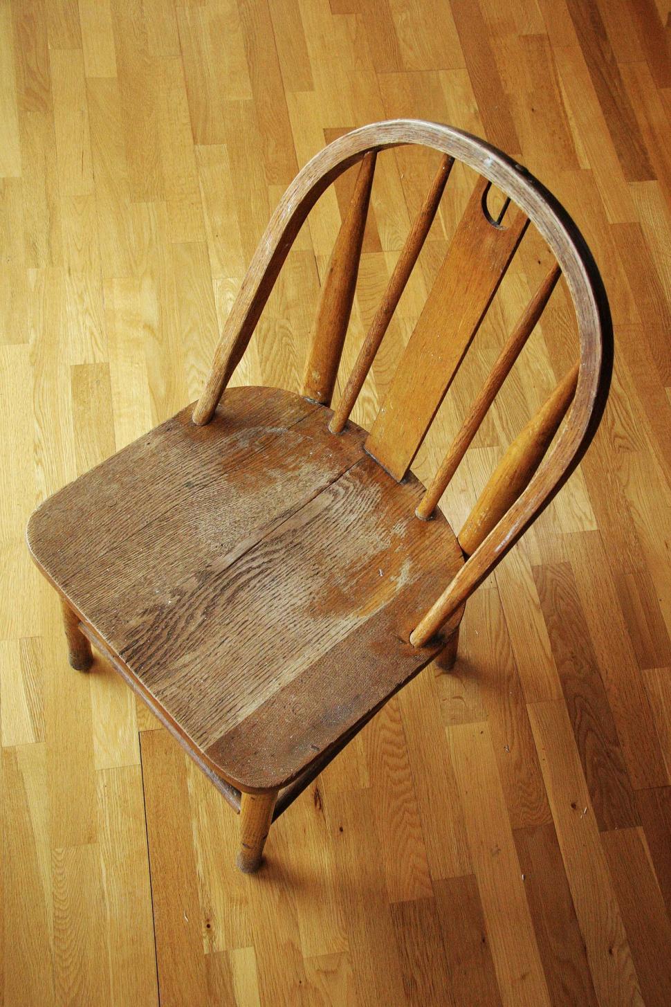 Free Image of Small vintage wooden chair 