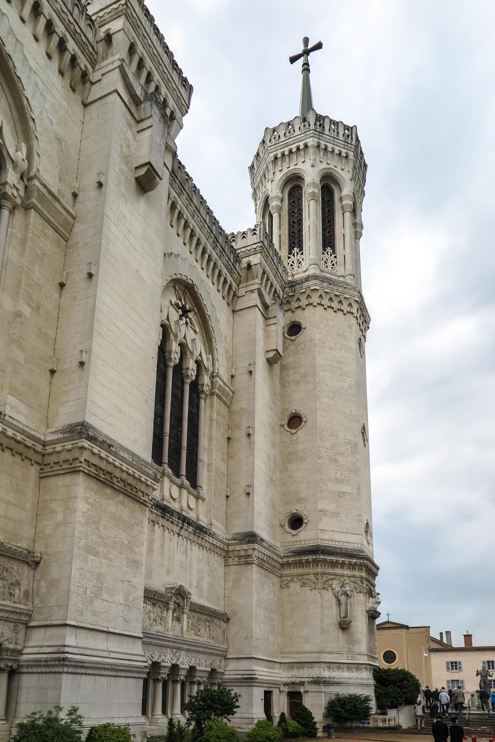 Free Image of Lyon Cathedral Tower 