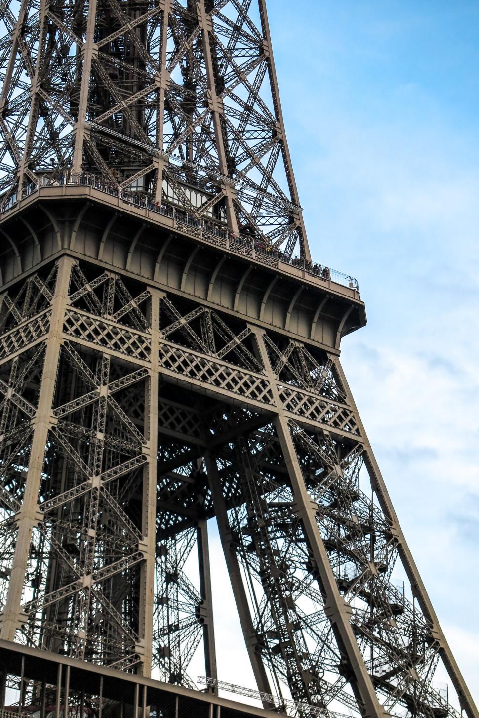 Free Image of Eiffel Tower structure 