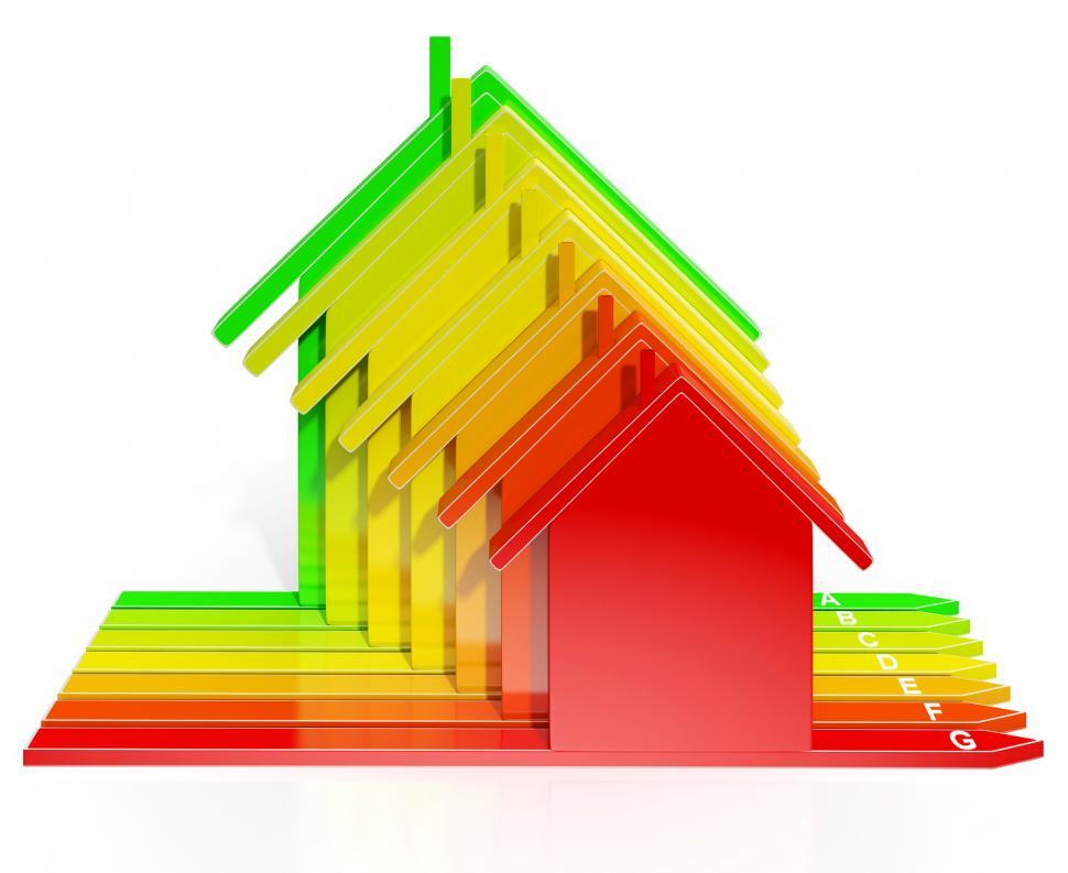 Free Image of Energy Efficiency Rating Houses Show Eco Home 