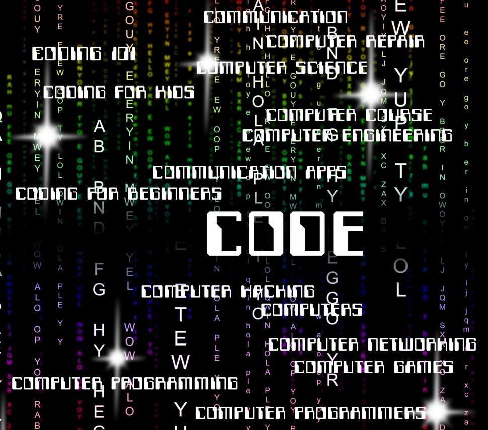 Free Image of Code Word Indicates Program Programs And Software 