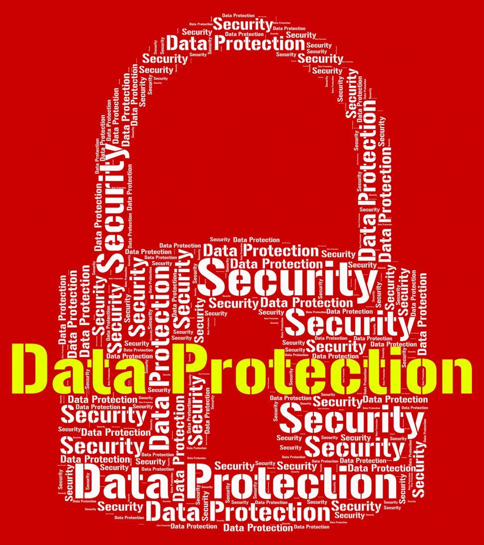 Free Image of Data Protection Represents Forbidden Secured And Wordcloud 