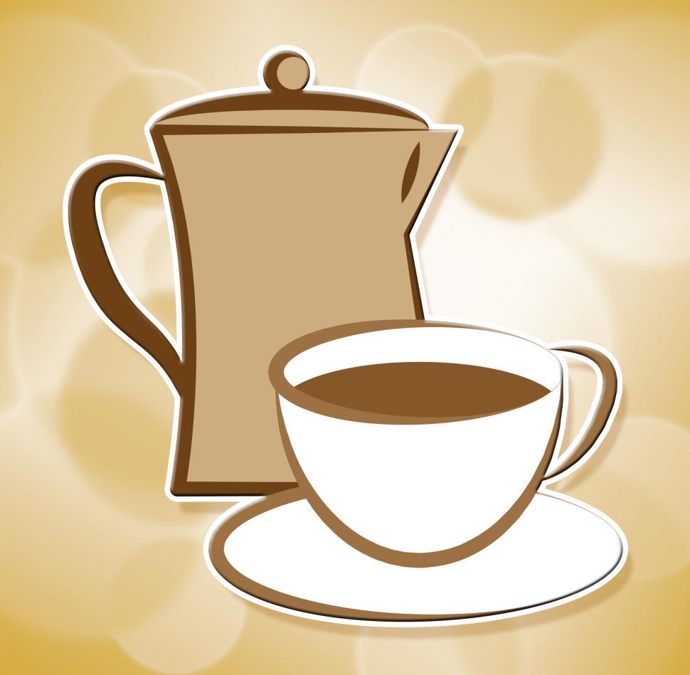 Free Image of Fresh Coffee Means Cafe And Restaurant Brewing 