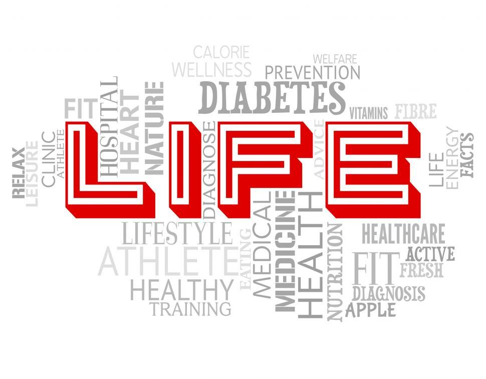 Free Image of Life Words Indicates Living And Healthy Wellness 
