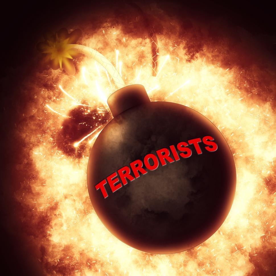 Download Free Stock Photo of Terrorists Bomb Represents Freedom Fighters And Explosions 