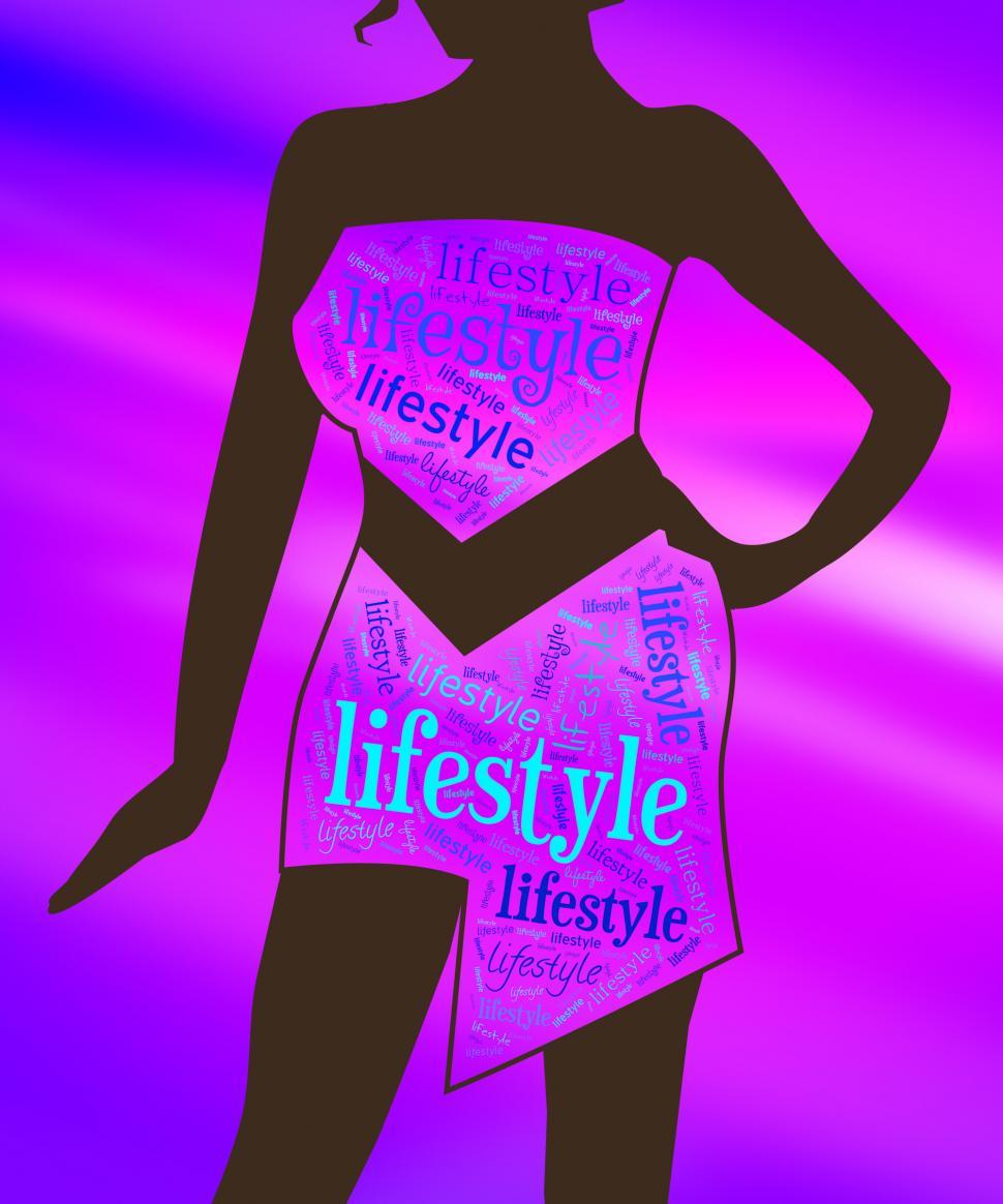 Free Image of Lifestyle Lady Shows Life Choice And Healthy Living 