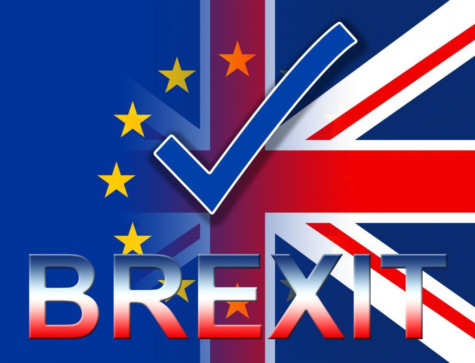 Free Image of Brexit Tick Shows British Yes And Kingdom 