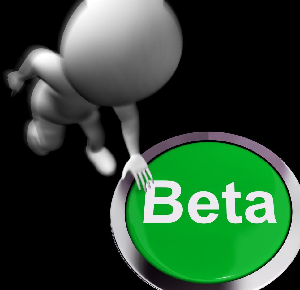 Free Image of Beta Pressed Shows Software Testing And Development 