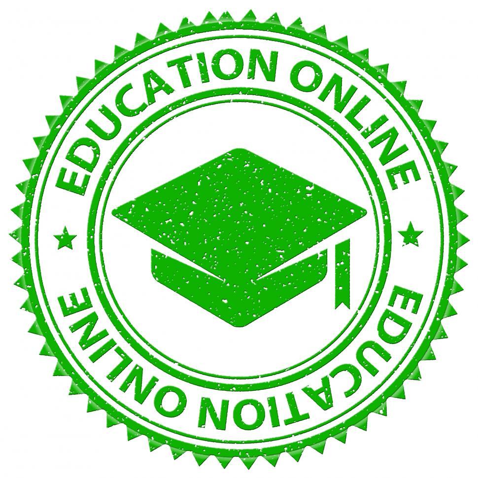 Free Image of Education Online Shows Web Site And Educated 