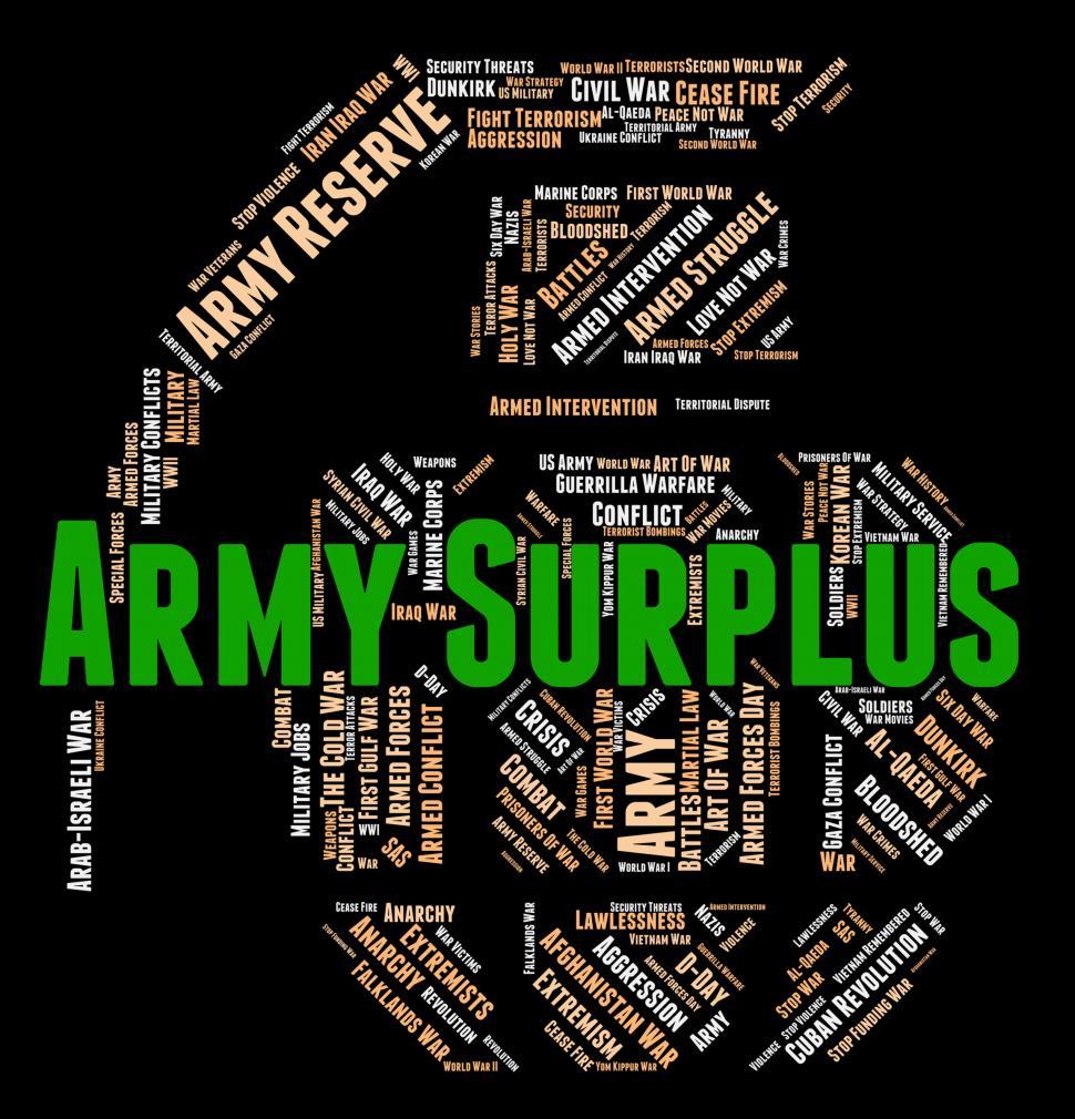 Free Image of Army Surplus Shows Defense Forces And Armed 