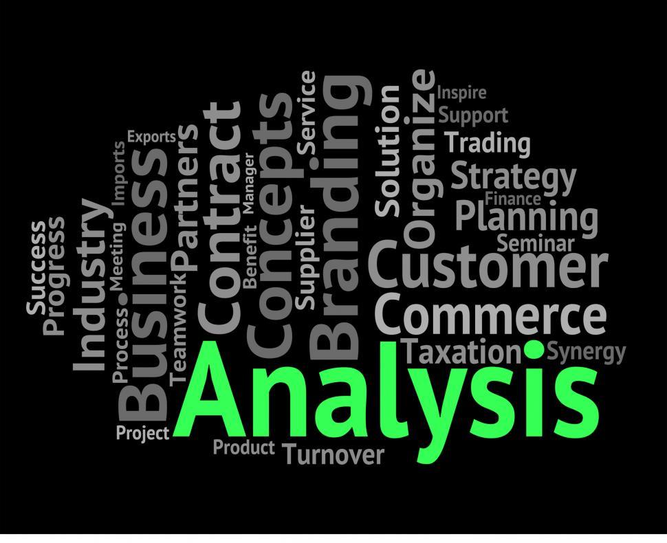 Free Image of Analysis Word Means Investigates Analyse And Wordcloud 
