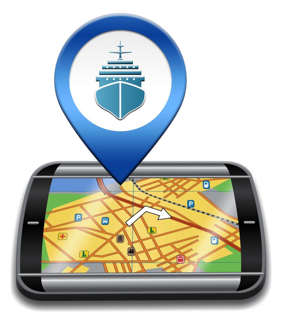 Free Image of Port Location Represents Cruise Liner 3d Illustration 
