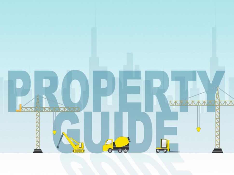 Free Image of Property Guide Indicates Real Estate Information 3d Illustration 