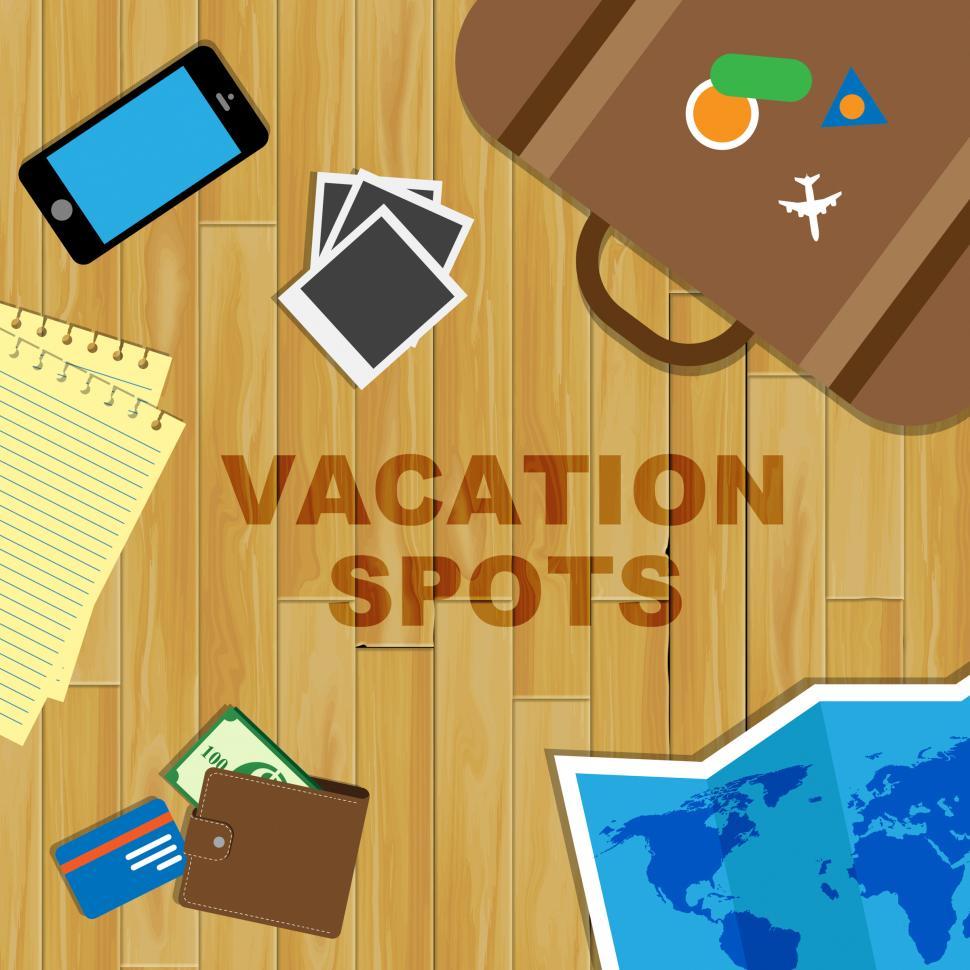 Free Image of Vacation Spots Means Holiday Places And Destinations 